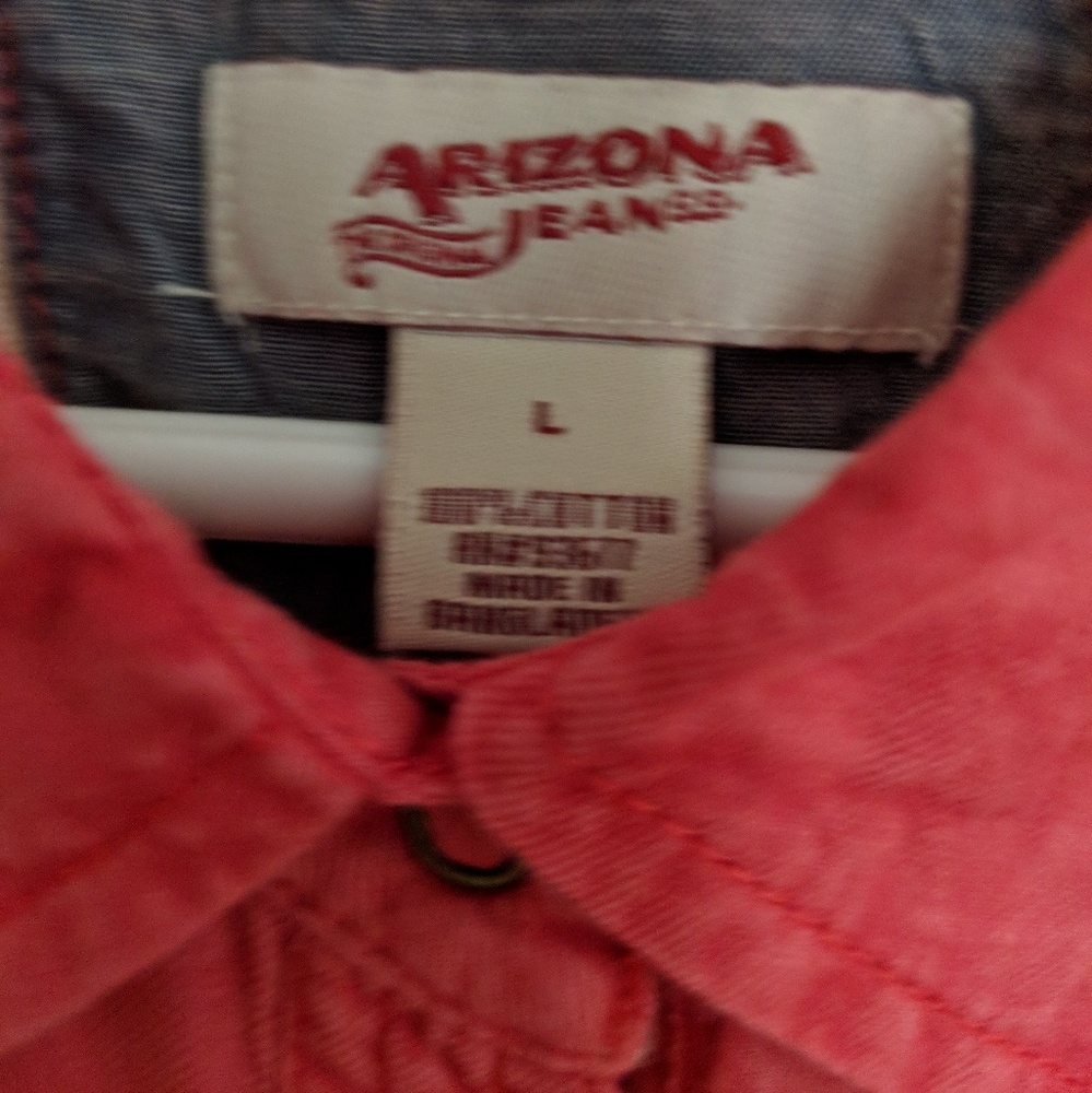 Red Snap Front Shirt